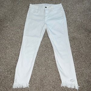 Cello White frayed jeans